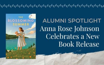 Author Conservatory Alumni Anna Rose Johnson celebrates her newest book release, The Blossoming Summer